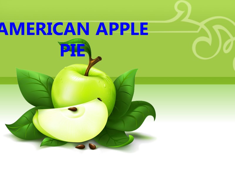 AMERICAN APPLE PIE